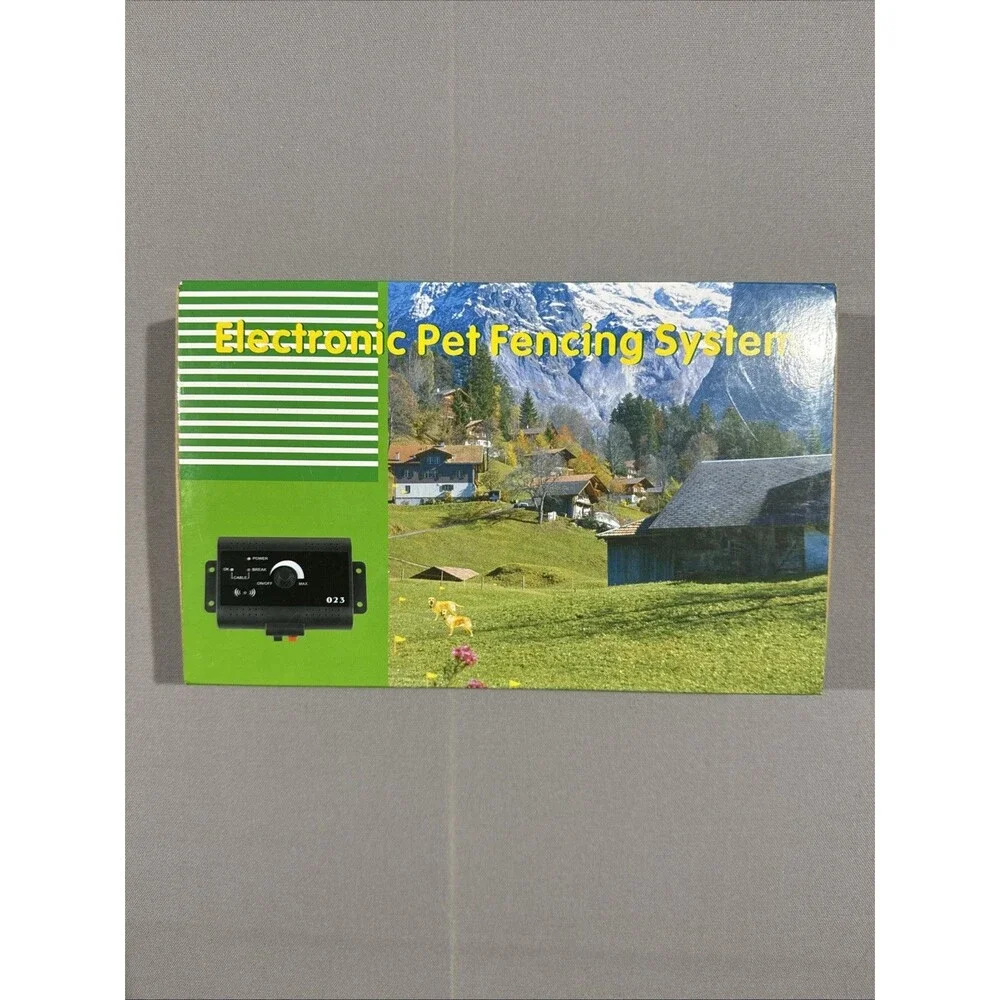 Wireless Electronic Pet Fencing System 023 BRAND NEW Open Box Powers On